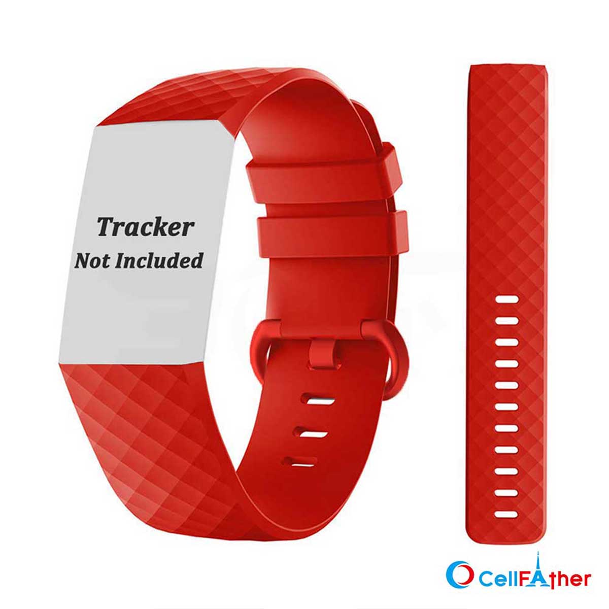 Fitbit Charge Charge SE Silicone Straps- Large red – CellFAther