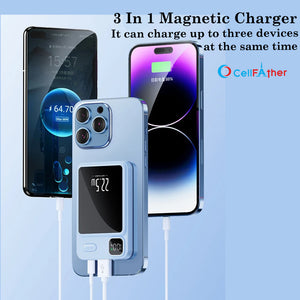 shop 3in1 magnetic MagSafe power bank