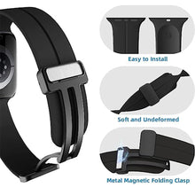 Load image into Gallery viewer, Cellfather apple iWatch Magnetic silicone strap