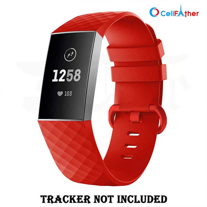 cellfather silicone band strap for fitbit charge 4