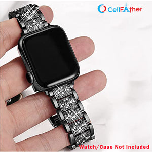 Cellfather luxury Dimond Stainless Steel Strap 
