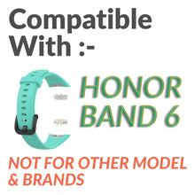 Load image into Gallery viewer, Honor Band 6 Silicone Replacement Band Strap-Acid Blue