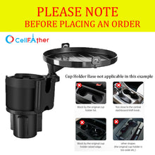 Load image into Gallery viewer, Car Cup Holder Expander Tray 3-in-1 Adjustable Car Table Food Tray