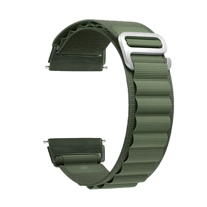 20mm Alpine Loop Band for Samsung Galaxy Watch 4 40mm 44mm Green