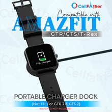 Load image into Gallery viewer, cellfather Replacement Magnetic Portable Charger for Amazfit T-Rex, GTR/GTS/Model