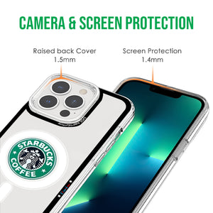iPhone 12Pro Max Printed Case Cover with MagSafe - Starbucks