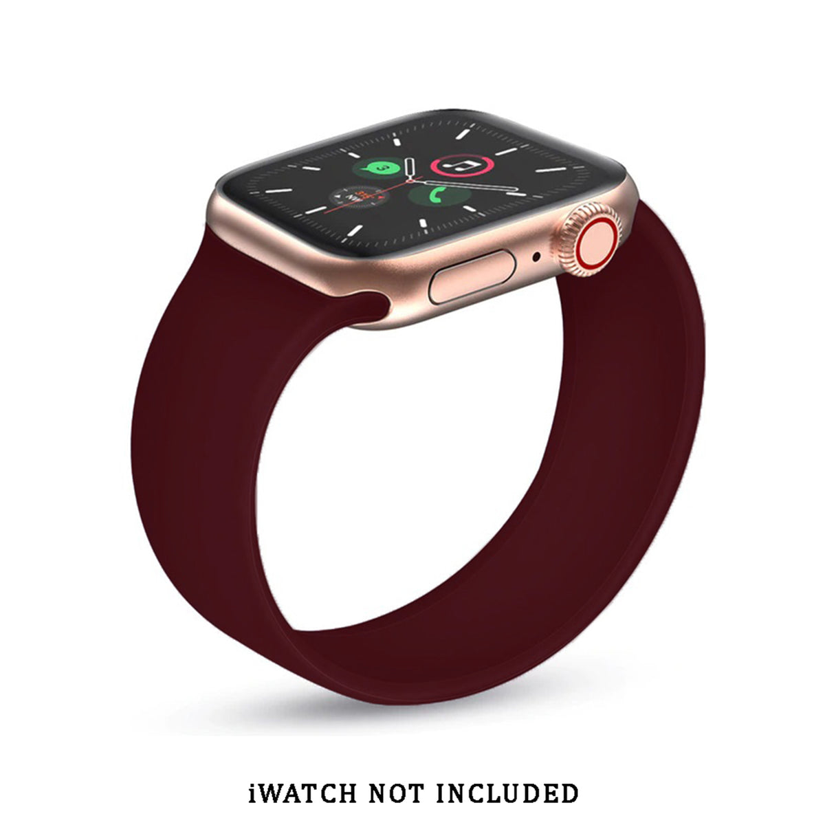 Solo Loop Apple Watch Straps 38 40 41mmm Wine CellFAther