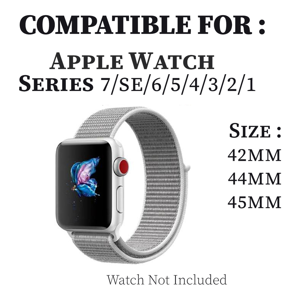 Apple Watch Straps 44mm for series 5 Seashell CellFAther