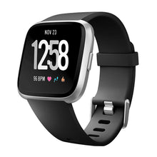 Load image into Gallery viewer, fitbit versa Black color silicone strap