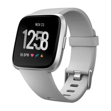 Load image into Gallery viewer, White color fitbit versa silicone strap