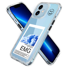 Load image into Gallery viewer, Soft Silicone Transparent Printed Case Compatible with iPhone 12 -EMG Cloud