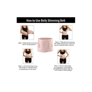 Buy online Cellfather Belly Slim Belt- Beige Color