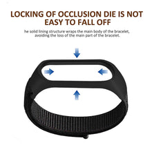 Load image into Gallery viewer, Nylon Wristband Strap for Mi Band 6/5/4/3 - Spider Black