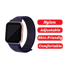 Load image into Gallery viewer, Woven Nylon Strap for Oppo Watch 46mm-Indigo