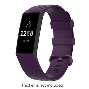 purple color fitbit smartband strap