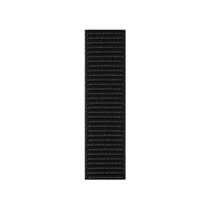 Woven Nylon Strap For Samsung Galaxy Watch 46mm / Gear S3 22mm -Jet Black