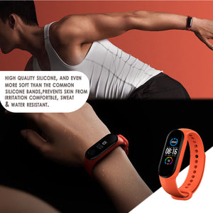 Silicone Wristband For MI Band 6/5-Orange