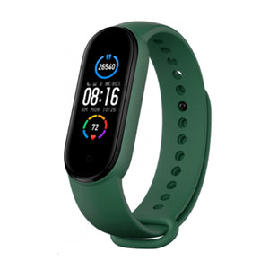 Silicone Wristband For MI Band 6/5-green