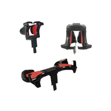 Load image into Gallery viewer, 5 in 1 Mobile Gamepad Controller Joystick L1 R1 Fire Trigger for 4.5-6.5inch Mobile Phone Android/iOS for PUBG/Fortnite/Rules of Survival (Black/Red) - CellFAther