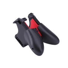 Load image into Gallery viewer, 5 in 1 Mobile Gamepad Controller Joystick L1 R1 Fire Trigger for 4.5-6.5inch Mobile Phone Android/iOS for PUBG/Fortnite/Rules of Survival (Black/Red) - CellFAther