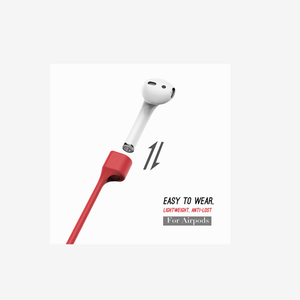 Anti-Lost Magnetic Cord(Strap) for Airpods 1/Airpods 2 - Red - CellFAther