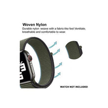 Load image into Gallery viewer, CellFAther Straps New 2020 Edition Nylon Straps For Apple Watch-42/44mm (Inverness Green)