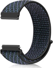 Load image into Gallery viewer, 20mm SmartWatch Sport Loop Nylon Bands Charcoal