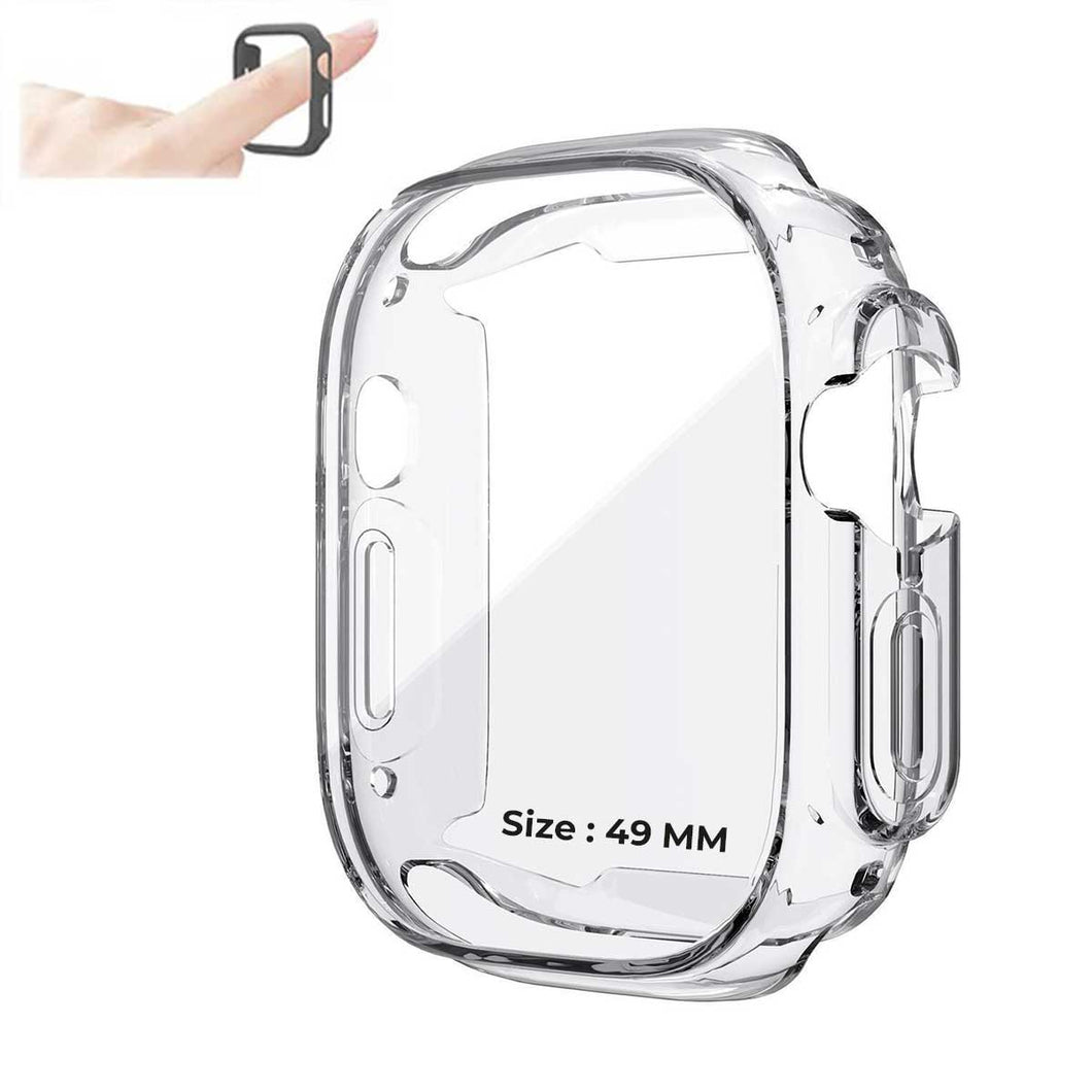 Apple Watch Ultra Protective Case Cover (49mm)-Transparent