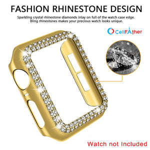 Apple iWatch designer Bling Diamond Hard PC Case Cover 45mm