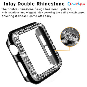  iWatch designer Bling Diamond Hard PC Case Cover 45mm