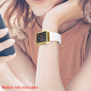 Apple iWatch designer Bling Diamond Hard PC Case Cover 44mm