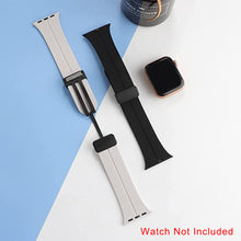 Load image into Gallery viewer, Apple iWatch Magnetic silicone strap-Black