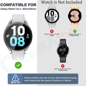 Samsung Galaxy Watch 4/5 Protective Case Cover 44mm-Transparent