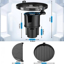 Load image into Gallery viewer, Car Cup Holder Expander Tray 3-in-1 Adjustable Car Table Food Tray