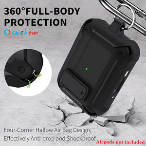 Apple AirPods pro 2nd gen Hard pc Military Garde case cover