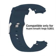 Load image into Gallery viewer, Amazfit verge A1801 Silicone strap- Dark Blue