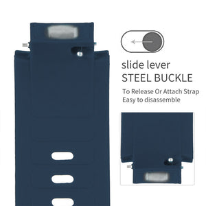 Amazfit verge A1801 Silicone strap- Dark Blue