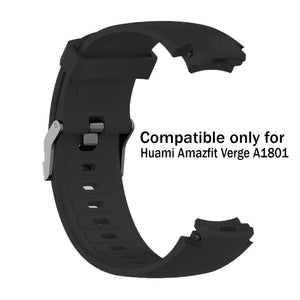 Amazfit verge A1801 Silicone strap- Black