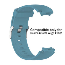 Load image into Gallery viewer, Amazfit verge A1801 Silicone strap- Steel Blue