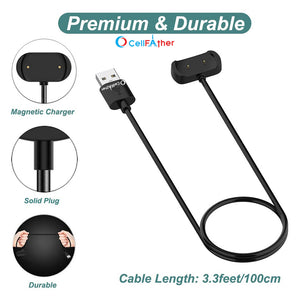 Cellfather USB Charging cable for Amazfit GTR 4, Amazfit GTR 3 Cable, Amazfit GTR 3 Pro Charger,