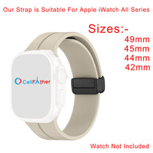 Load image into Gallery viewer, Apple iWatch Magnetic silicone strap