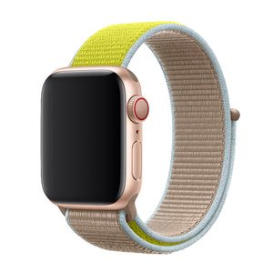 Woven Nylon Strap For Apple Watch-Camel (42/44/45mm)