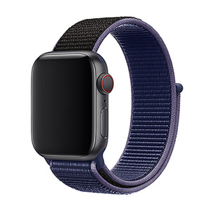Woven Nylon Strap For Apple Watch-Midnight Blue (42/44/45/49mm)