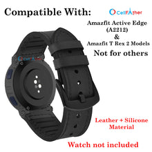 Load image into Gallery viewer, Amazfit active edge straps
Amazfit T Rex 2 straps
Amazfit active edge straps for men
Amazfit T Rex 2 straps For men
Amazfit T Rex 2 watch straps
straps for t rex 2 watch
active edge starps Leather