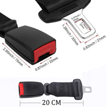 Load image into Gallery viewer, CellFAther Safety Car seat Belt Extension (8 Inch)