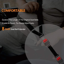 Load image into Gallery viewer, CellFAther Safety Car seat Belt Extension (8 Inch)
