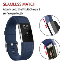 Load image into Gallery viewer, Silicone Replacement Band For Fitbit Charge 2-Blue