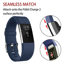 Load image into Gallery viewer, midnight blue color fitbit charge 2 strap