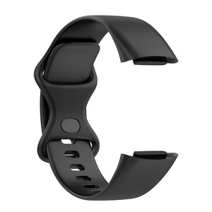 Black color Fitbit smartwatch Straps