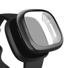 Load image into Gallery viewer, Fitbit Versa 3-4/Sense 1-2 Silicone Bumper Case-Black
